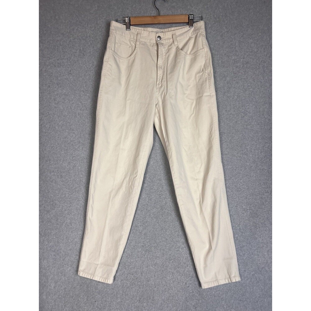 Mac Melanie Damen Jeans Stretch Straight Leg High Rise 44 (30X28) Ivory